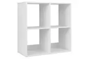 Giantex 4-Cube Open Display Shelf Storage Bookshelf Free-standing Bookcase White
