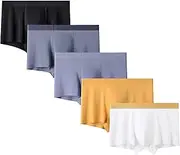 [Maiyifu-GJ] 5 Pack Men's Trunks Underwear Lightweight Breathable Underpants Comfortable Moisture-Wicking Boxer Briefs for Men, Color12, 3X-Large, Color12, 3X-Large