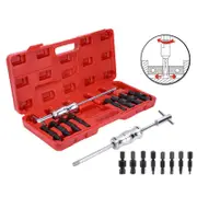 OZNALA 9pcs Inner Bearing Puller Set Slide Hammer Internal Blind Hole Remover Tool Kit