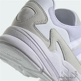 Adidas 女鞋 休閒鞋 老爹鞋 麂皮拼接 FALCON 米白【運動世界】IG5732
