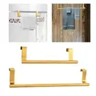 Kitchen above cupboard towel rail metal shelf gilded decorative