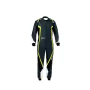 Sparco Italy KERB MY20 Karting Suit grey/yellow (CIK-FIA) (XS)
