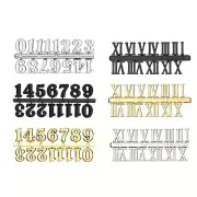 Enhance Your Home Decor DIY Roman Numeral Clock Parts Gold Silver Black Options