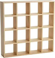 Odoria Dollhouse Shelf Bookshelf Miniature: 1/12 Scale Cubes Rack Storage Shelving for Library School Office - Mini Wall Bookcase Organizer - Tiny Wood Modern Furniture