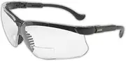 [uvex] S3760 Genesis Reading Magnifiers Safety Eyewear +1.0, Black Frame, Clear Ultra-Dura Hardcoat Lens