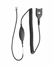 EPOS - SENNHEISER Bottom cable: Easy Disconnect to modular plug - coiled cable to be used with Avaya 1600/9600 series telephones (CAVA31)
