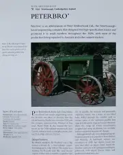 Peter Brotherhood Tractor Picture Article Sheet Out of Print Farm Wall Art Decor
