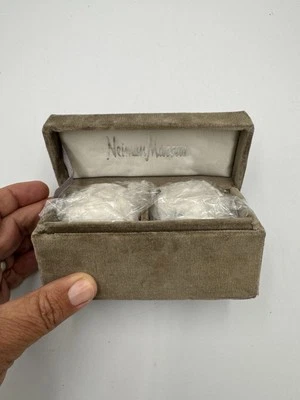 Vintage Godinger Silver Art Co Salt Sellers (2) In Presentation Neiman’s Box