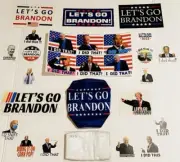 MAGA, Republican Party, Trump assorted lot of 25 new stickers, Let’s Go Brandon!