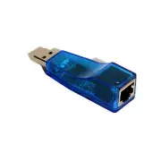2in USB to Ethernet 10-100 USB 2.0 RD9700 RJ45 Network Adapter - Black