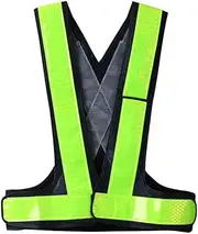 Construction Vest Breathable Mesh Fabric Reflective Vest Safety Construction Protection Traffic Sanitation Reflective Clothing Safety Vest mesh (Color : Black)