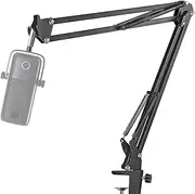 YOUSHARES Mic Boom Arm, Professional Studio Microphone Stand Rotatable Installation - Microphone Arm Compatible with Elgato Wave 1