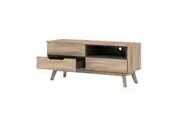 Chase Scandinavian TV Stand Cabinet Entertainment Unit 1.2m - Oak