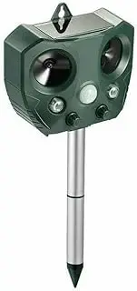 Solar Animal & Cat Dog Repeller Motion Sensor Bird Rat Possum Repellent