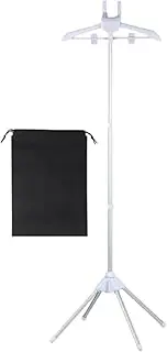Generic Clothes Rack, Clothes Steamer, Clothes Ironing Rack, Foldable, Heavy Duty, Handheld, Hanging on Ironing Machine, White, as described