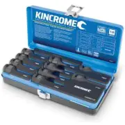 KINCROME 10 PIECE 1/2INCH DRIVE METRIC TORX SOCKET SET K28212