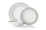 Noritake Eternal Palace 12 Piece Dinner Set - Platinum