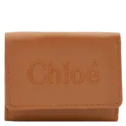 Chloe Small Tri-Fold Leather Wallet CHC23AP875I10-CARAMEL