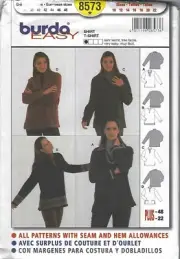 Burda 8572 Sewing Pattern - Shirt - All Sizes 10-22 - Uncut - Brand New