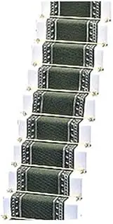 Melody Jane Dollhouse Woven Stair Carpet Runner Olive Green 1:12 Flooring