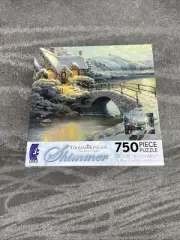 Thomas Kinkade Jigsaw Puzzle Shimmer “Painter of Light” 750 Piece Sealed Box NEW