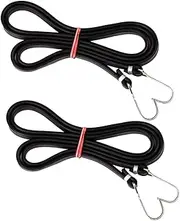 COMPUKAS 2pcs Motorcycle Luggage Straps Durable Elastic Bungee Cords with Hooks for Securely Transporting Gear Bikes Motorcycles and Electric Scooters