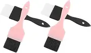 Baluue Professional Hair Coloring Brush Hair Dye Tint Brush Set Soft Fiber Material for Salon Use Random Color