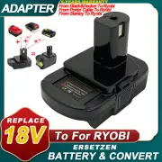 Battery Adapter For Black&Decker 18V Li-ion Battery Convert To For Ryobi 18V