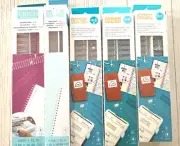 LOT 5 CINCH .625 SPIRAL & BINDING WIRES WE R MEMORY KEEPERS Pink Blue Silver