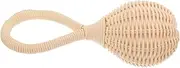 Kisangel Rattle Hand Bell Shaker Bell Hand Rattle Shaker Rattle for Rattle Rattle for Cute Rattle Beige Rattan