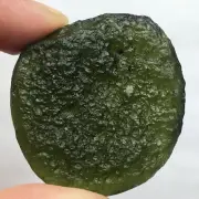 130.9Ct Genuine MOLDAVITE Czech Republic Certificate of Authenticity