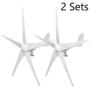 [2 Sets] 12V 3000W Wind Turbines Generator MPPT Charge Controller Windmill Motor