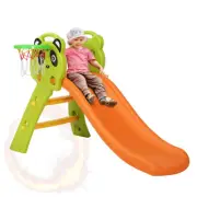 Keezi Kids Slide Basketball Hoop Activity Centre Outdoor Toddler Play Set Orange