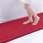 Memory Foam Bathroom Rug Mat 70x24, Ultra Soft and Absorbent Bath Mat, Machin...