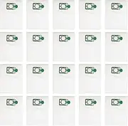 Replacement NVM-1CH/604015 Vacuum Cleaner Dust Collection Bags Compatible with Henry Plus/Micro/Turbocare / HVR200A / Micro HVR200M-22 / Turbo HVR200T-2 (10)