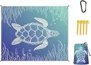 Generic Waterproof Beach Blanket Sandproof Beach Mat for Beach Parks (A 200x140cm)