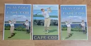 3 Chris Sheehan Golf on Cape Cod Cards golfing massachusetts