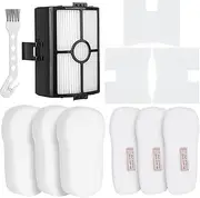 iVanzoll Filters for Shark HZ500UKT, HZ2000 - 1 HEPA & 3 Foam/Felt Filters for Hair Wrap Corded Stick Vacuum Cleaner