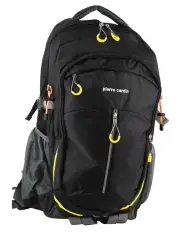 [PIERRE CARDIN] Nylon Travel and Sport Large Backpack in Black