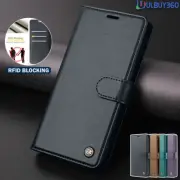 For Samsung S24/S23/S22/S21/S20 FE Ultra A55 A15 Case Leather Wallet Flip Cover