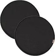 Round Chair Seat Pads 30/35/40/45/50cm, 1/2/4/6 Pcs Circular Chair Cushions,Non-Slip with Buckle,for Indoor Outdoor Garden Dining Bistro Patio Office Coffee Shop(#4,40cm/15.7inch 2pcs)