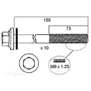 Permaseal Cylinder Head Bolt Set - HBS224
