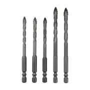Tungsten Steel Triangle Drill Bit Set for Various Material Drilling 5pcs
