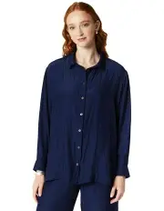 [The Ark Clothing Co.] Varessa Shirt in Navy