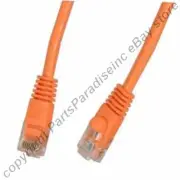 Lot100 2ft RJ45 Cat5e Ethernet Cable/Cord/Wire{ORANGE{F