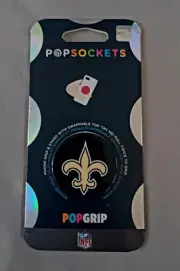 PopSockets NFL New Orleans Saints Black Gloss Football PopSocket Pop Socket