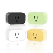Cibou Smart Plug Mini 15A 4-Pack - WiFi, Alexa, Google Home, Nest, Voice, Timer
