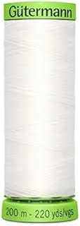 Gutermann Extra Fine Sew All Sewing Thread 100 m White 800 - per Spool
