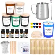 Candle Making Kit for Adult, Homemade DIY Candle Making Supplies Include Soy ...