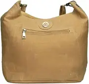 [hempsafari] Savannah Hobo Bag - Vegan Leather Handbag Purse - Soft Bucket Handbag for Women & Ladies - Shoulder Bag